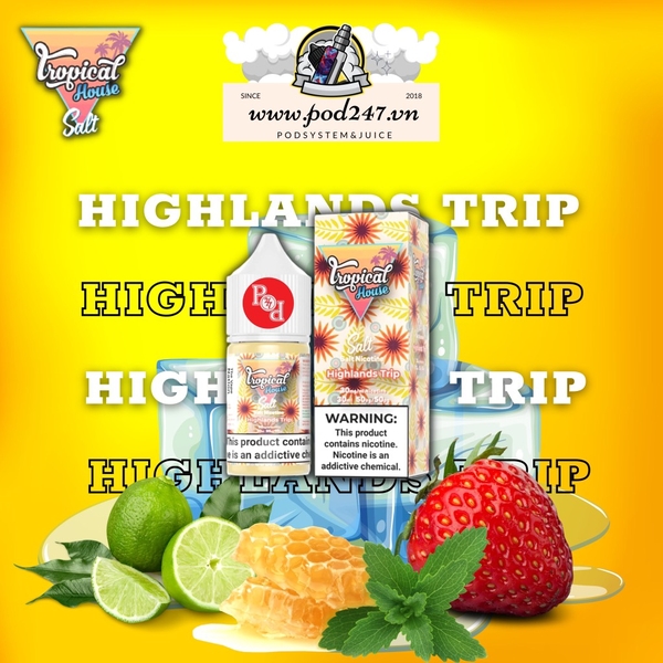 Tropical House Highlands Trip Chanh Dâu Mật Ong Lạnh