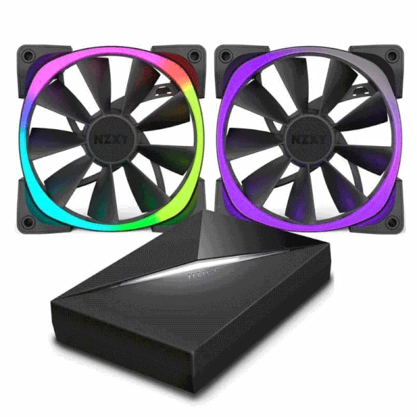 FAN CASE NZXT AER RGB 140MM STARTER PACK (2FAN + HUE) NEW BH 24TH