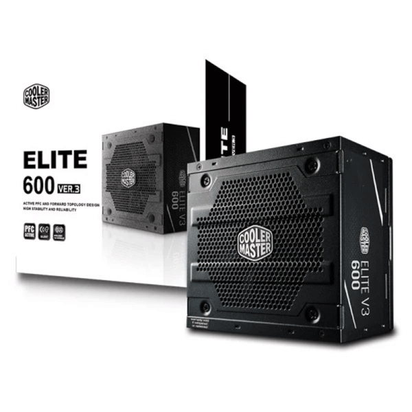 PSU COOLER MASTER 600W PC600 Elite V3 NEW