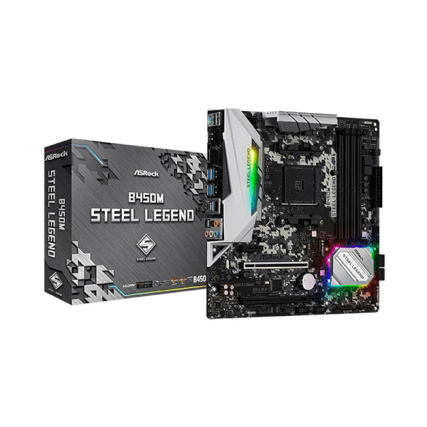 MAIN ASROCK B450M Steel Legend