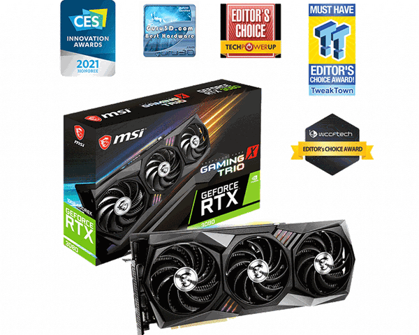 VGA MSI RTX 3080 GAMING TRIO 10G