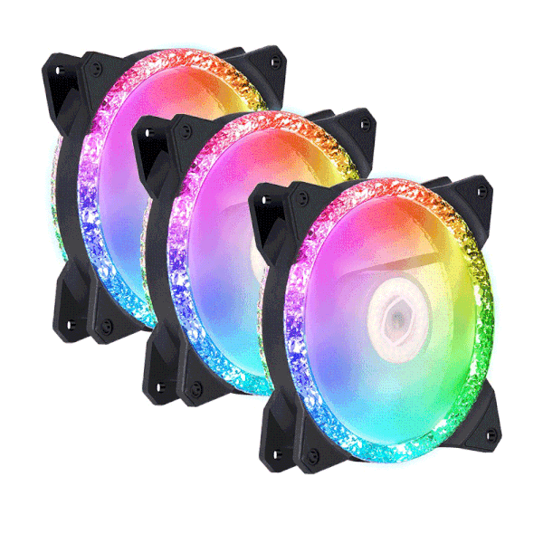 FAN CASE COOLER MASTER MASTERFAN MF120 PRISMATIC ARGB 3 IN 1