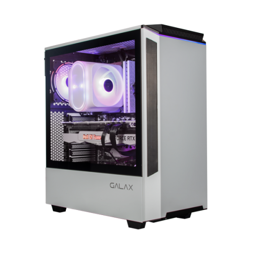 CASE GALAX GAMING MID-TOWER REVOLUTION-02 WHITE (TẶNG 1 FAN)