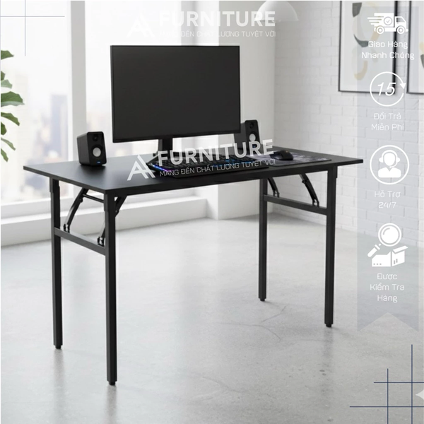 Bàn Xếp Gấp Gọn Tiện Lợi Vững Chắc, Đã Lắp Sẵn Có Nhiều Size – Bàn Học Tập & Làm Việc Cao Cấp | Nội Thất Anh Hoàng