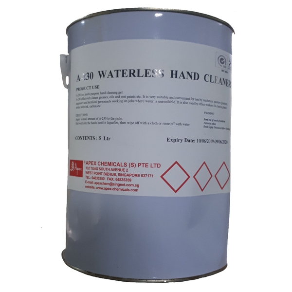 Gel Rửa Tay Đa Năng Apex A-230  Waterless Hand Cleaner 5Kg