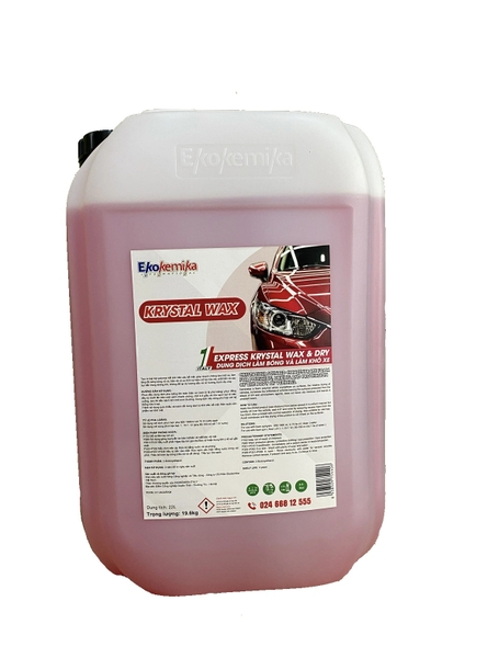 Dung dịch làm bóng , làm khô và bảo vệ thân xe KRYSTAL WAX 22L