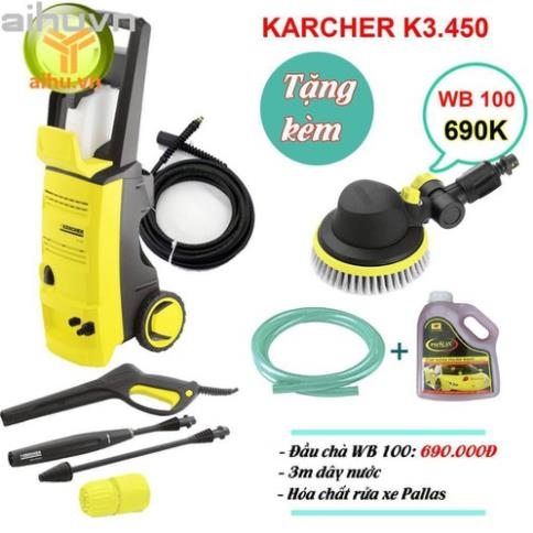 Máy Phun Rửa Xe Áp Lực Cao Karcher K3 450  Kap