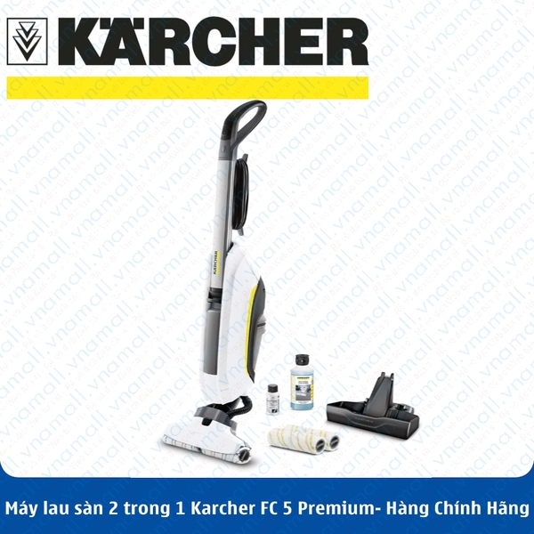 Máy lau sàn nhà Karcher FC 5 Premium (White) thương hiệu từ Đức