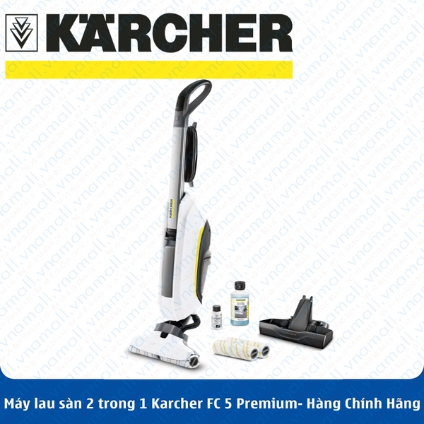 MÁY LAU SÀN NHÀ KARCHER FC 5 PREMIUM (WHITE), HÀNG CHÍNH HÃNG THƯƠNG HIỆU CỦA ĐỨC