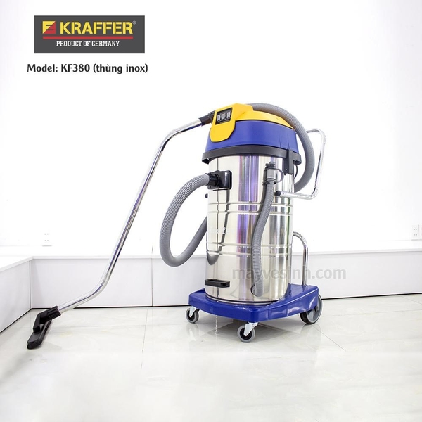 Máy hút bụi công nghiệp khô và ướt Kraffer KF380