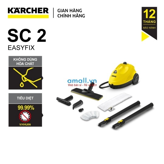 Máy Làm Sạch Bằng Hơi Nước Karcher SC2 Easyfix nhập khẩu từ Đức