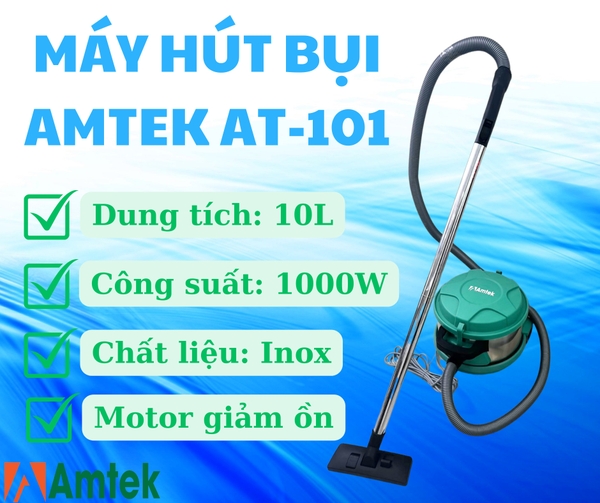 Máy hút bụi không ồn Amtek AT-101 dùng cho khách sạn, văn phòng