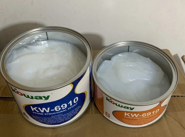 Keo đá epoxy tỷ lệ 2:1 KW6910 (bộ 1,5kg)