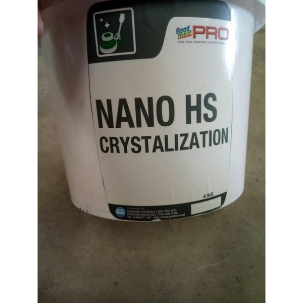 Hóa Chất đánh bóng sàn đá Granite  gạch Ceramic NANO HS CRYSTALIZAYION thùng 4kg