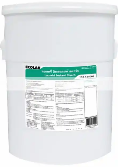 Bột Hồ Vải , Tạo Form Cho Vải Ecolab Laundry Instant Starch 25kg