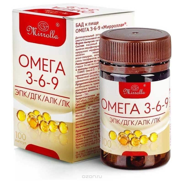 Omega 369 Nga Mirrolla Hộp 100 Viên