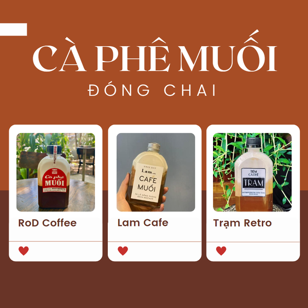 HUẾ - LINH HOẠT TRONG KINH DOANH  VỚI SẢN PHẨM CÀ PHÊ MUỐI ĐÓNG CHAI