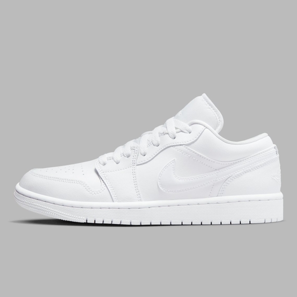 Giày Nike Air Jordan 1 Low All White Chính Hãng Giày Nike Air Jordan 1 Low All White Chính Hãng