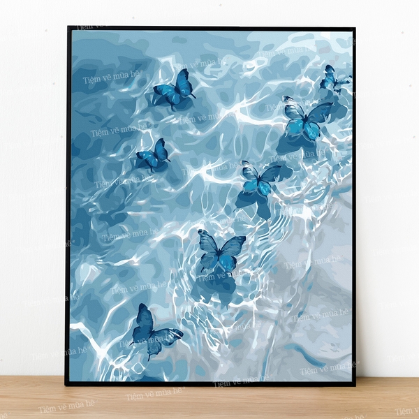 Tranh số hóa Cánh bướm đã căng khung 40x50cm