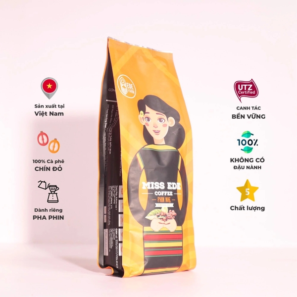 Cà phê nguyên chất PHIN NHẸ - Honey Robusta Loại 1 (250g)