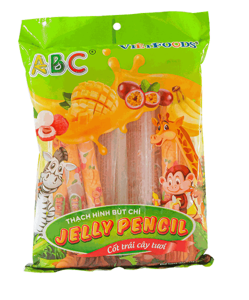 Thạch rau bút chỉ cốt trái cây tươi