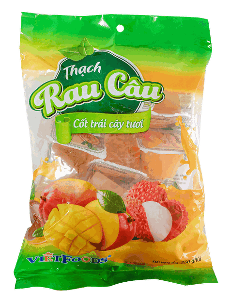 Thạch rau câu cốt viên túi