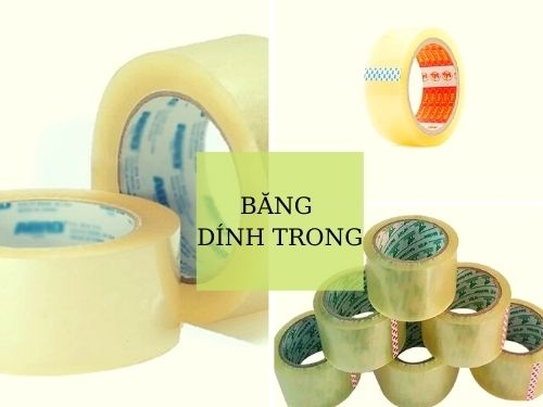 Băng keo trong giá bao nhiêu