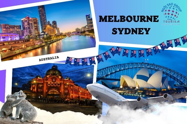 Chương trình chi tiết Tour Úc 7N6Đ: Melbourne – Sydney (Dạng hình ảnh)