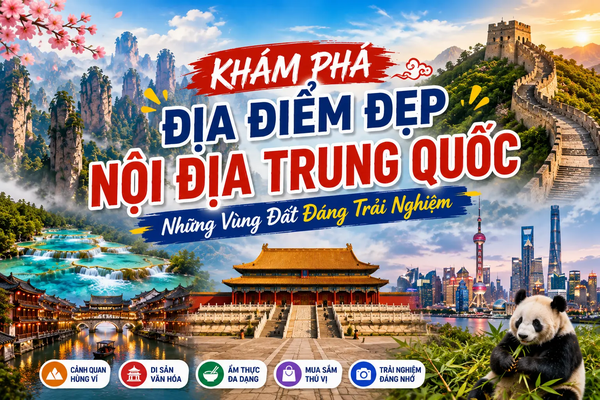 Địa Điểm Đẹp Nội Địa Trung Quốc – Khám Phá Những Vùng Đất Đáng Trải Nghiệm