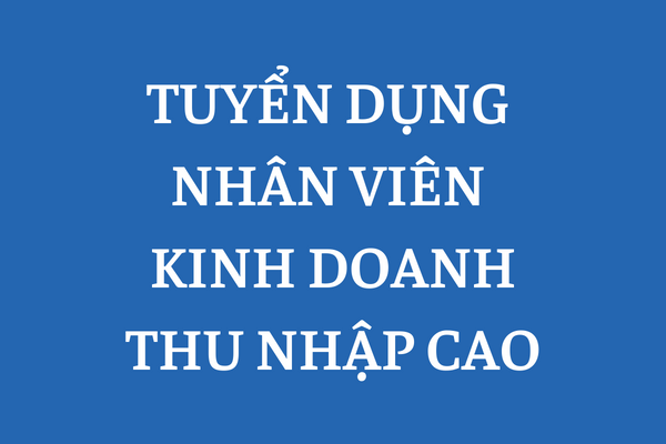 TUYỂN DỤNG NGÔI SAO GROUP - NHÂN VIÊN KINH DOANH
