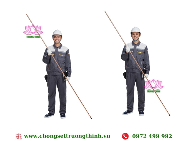 Tìm hiểu về cọc tiếp địa thép mạ đồng D16 thương hiệu Ram Ratna - Ấn Độ và công dụng của nó