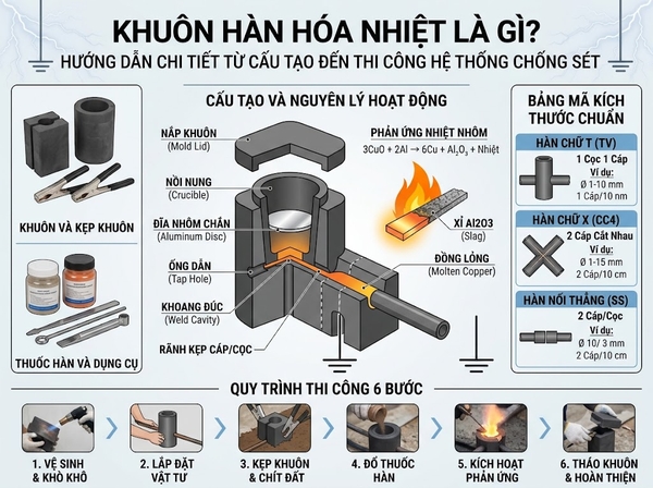 Khuôn Hàn Hóa Nhiệt Là Gì? Cấu Tạo, Bảng Mã & Kỹ Thuật Thi Công