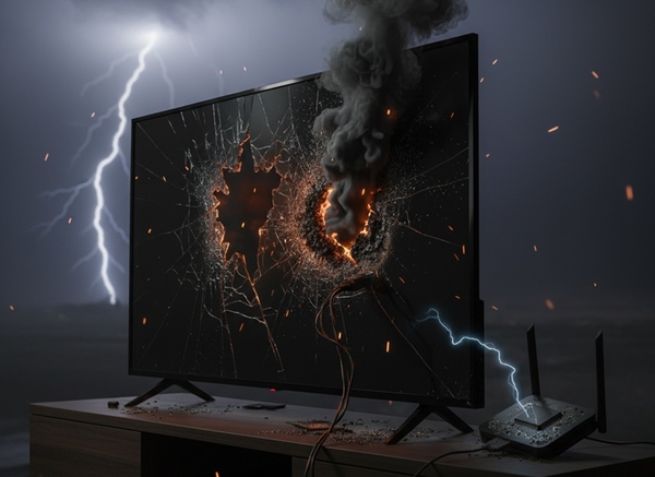 Vì sao thiết bị điện tử dễ hỏng khi có sét?