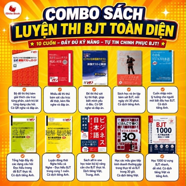 Combo BJT toàn diện 10 quyển