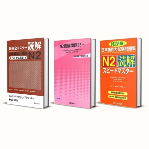 Combo Sách Tự Học Luyện Đọc N2 - Dokkai N2