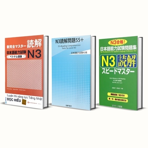 Combo Sách Tự Học Luyện Đọc N3 - Dokkai N3