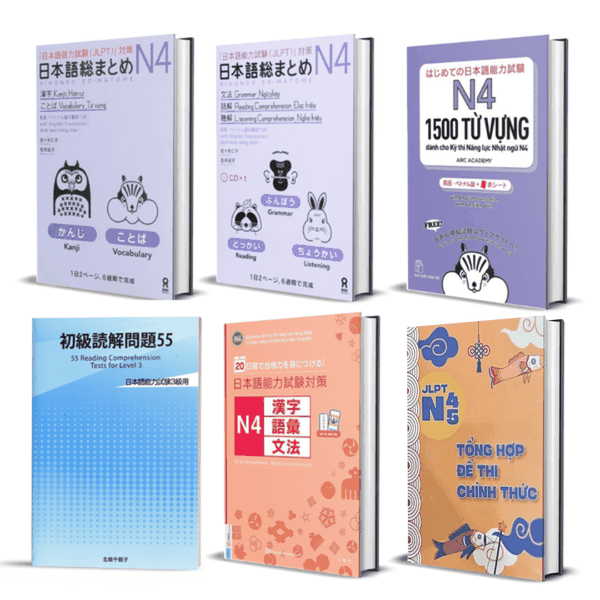 Combo Học Và Luyện Thi Toàn Diện N4