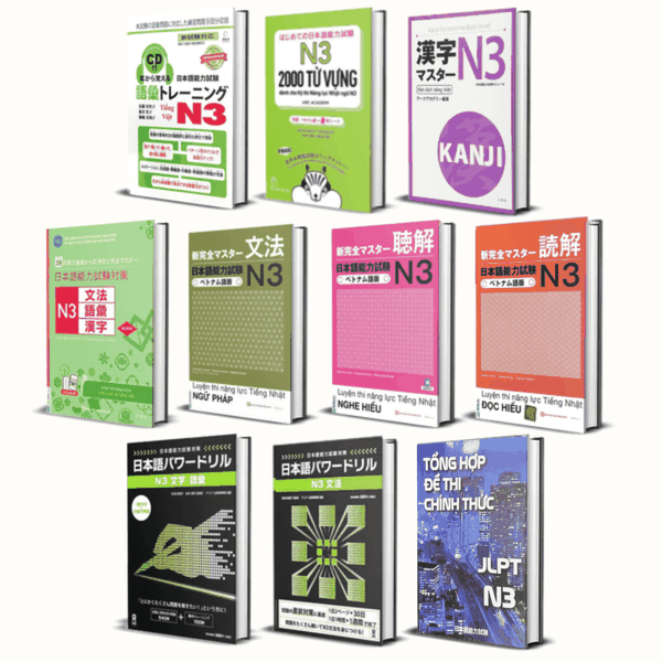 Bộ Sách Học và Luyện Thi Toàn Diện JLPT N3