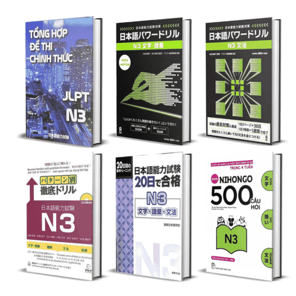 TRỌN BỘ COMBO SÁCH LUYỆN THI N3