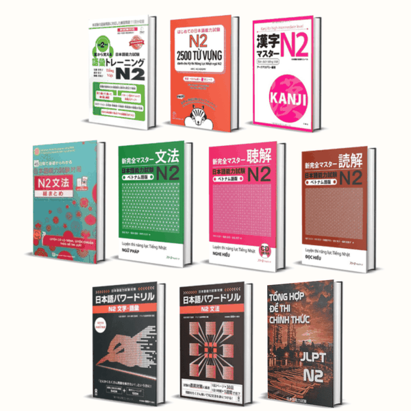 Bộ Sách Học và Luyện Thi Toàn Diện JLPT N2