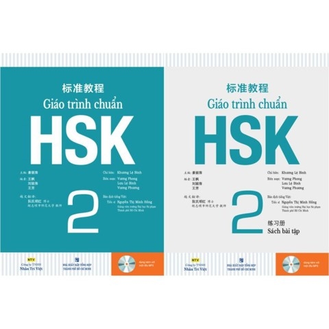 Combo Giáo Trình Chuẩn HSK 2 - Bài Học (Kèm 1 MP3) và Giáo Trình HSK 2 - Sách Bài Tập (Kèm MP3)