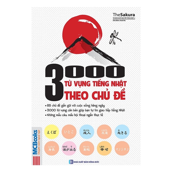 3000 Từ Vựng Tiếng Nhật Theo Chủ Đề ( Tặng kèm App nghe )