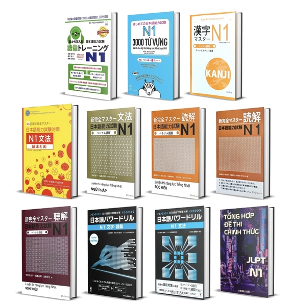 Bộ Sách Học và Luyện Thi Toàn Diện JLPT N1