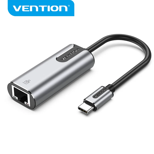 Bộ chuyển đổi USB-C to Gigabit Ethernet Vention CFNHB (1Gbps, Aluminum Alloy Type)