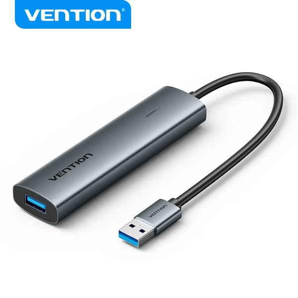 HUB Mở Rộng Đa Năng 5-in-1 VENTION TGX (USB-A to USB-C 3.2 Gen 1*1/USB 3.0*3/USB-C*1, 0.15M)