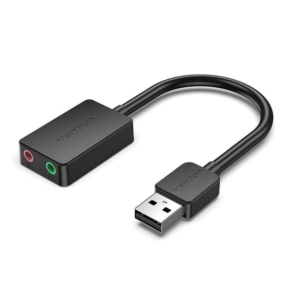 Bộ chuyển đổi USB to 2*3.5mm Vention CDYB0 (Male to Female)