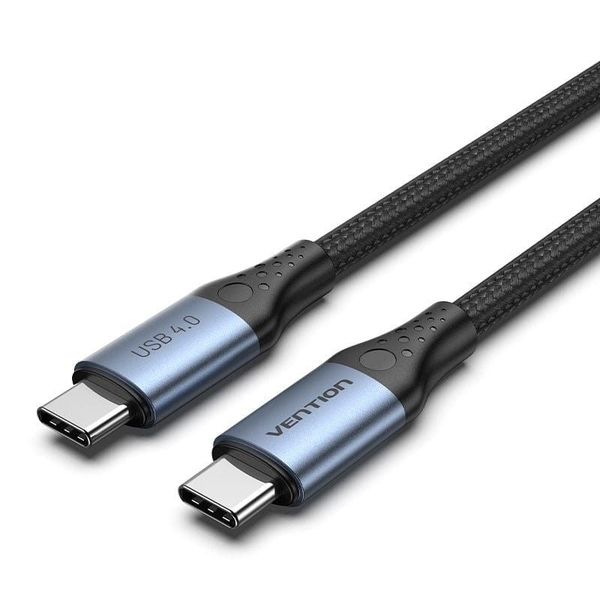 Cáp Sạc Nhanh Vention USB 4.0 C to C TAVHF (5A, 240W, Thunderbolt 3/4, 40Gbps, 8K@60Hz)