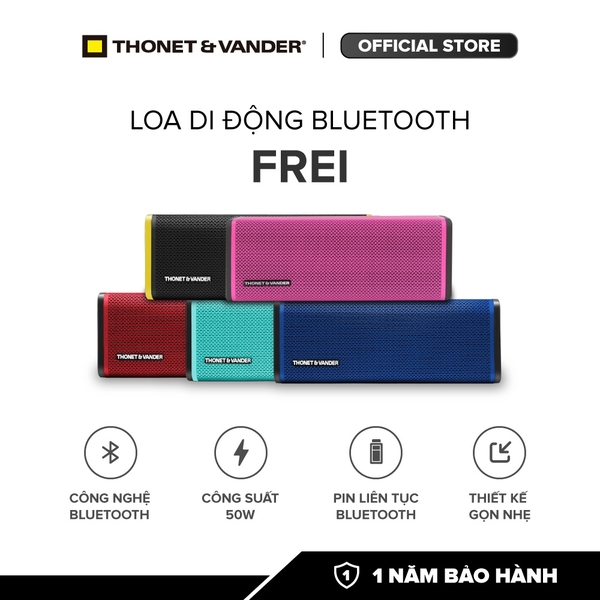Loa không dây Bluetooth Thonet Vander FREI PORTABLE công suất 50w