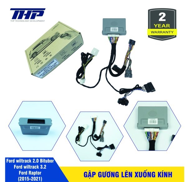 Gập Gương Lên Xuống Kính Ford Wiltrack 2.0 Bitubor/ Ford Wiltrack 3.2/ Ford Raptor( 2015-2022)/ Ford XLT (2021) Cắm jack zin