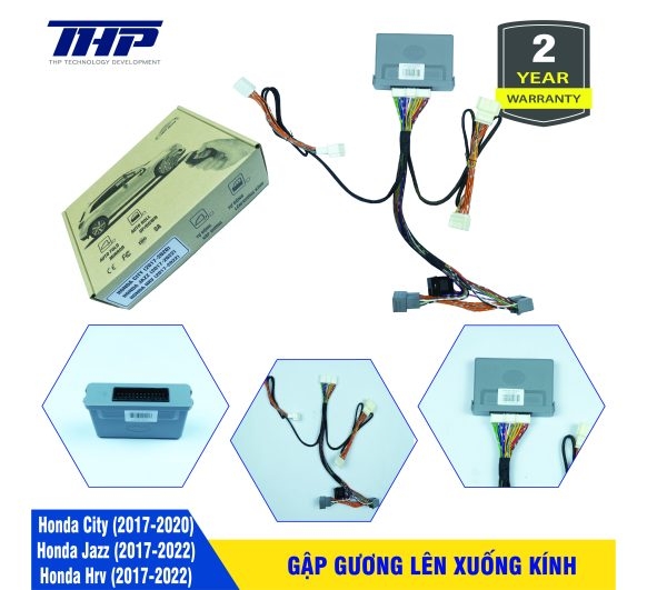 Gập Gương Lên Xuống Kính Honda City(2017-2020) /Jazz (2017-2022)/ HRV (2017-2021) Cắm jack zin